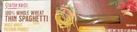 Mängden socker i 100% Whole Wheat Thin Spaghetti