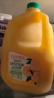 Mängden socker i 100% orange juice homestyle with pulp