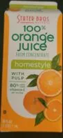 Mängden socker i Orange juice