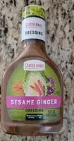 Mängden socker i Sesame Ginger dressing