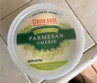 Mängden socker i Grated Parmesan cheese