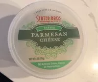 Mängden socker i Shaved Parmesan Cheese
