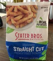 Mängden socker i Straight cut french fries