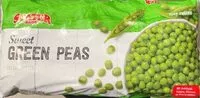 Mängden socker i Green peas