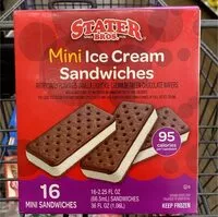 Mängden socker i Mini ice cream sandwiches