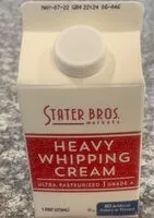 Mängden socker i Heavy whipping cream