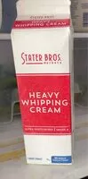 Mängden socker i Heavy whipping cream