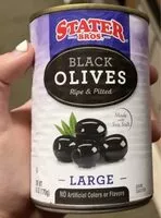 Mängden socker i Large Black Olives