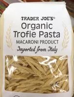 Mängden socker i Organic Trofie Pasta
