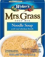 Mängden socker i Mrs grass mix soup chicken noodle