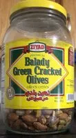 Mängden socker i Balady Green Cracked Olives