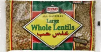 Mängden socker i Large Whole Lentils