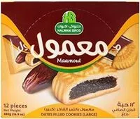 Mängden socker i Maamoul bros made with premium saudi dates