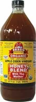 Mängden socker i Organic apple cider vinegar honey blend