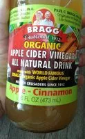 Mängden socker i Organic apple - cinnamon apple cider vinegar drink