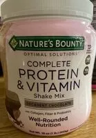 Mängden socker i protein & vitamin shake mix with collagen,fiber, probiotics