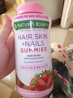 Mängden socker i Hair skin nails gummies
