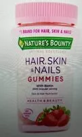 Mängden socker i Hair, skin ans nails gummies