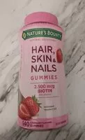 Mängden socker i Hair, Skin & Nails Gummies