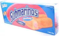 Mängden socker i Submarinos filled snack cakes
