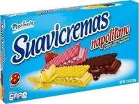Mängden socker i Suavi Cremas, Napolitano Creme Filled Wafers