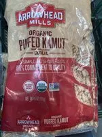 Mängden socker i Organic puffed kamut cereal