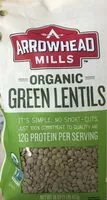 Mängden socker i Organic green lentils