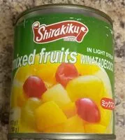 Mängden socker i Mixed fruits in light syrup