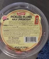 Mängden socker i pickled plums