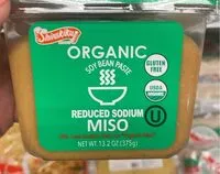 Mängden socker i Organic reduced sodium miso paste