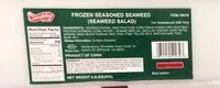 Mängden socker i Frozen seasoned seaweed