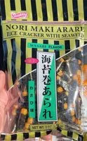 Mängden socker i Nori maki arare