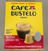 Mängden socker i Cafe Bustelo Nespresso Capsules