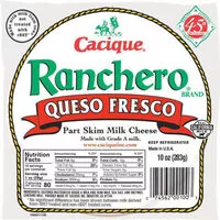 Mängden socker i Ranchero queso fresco
