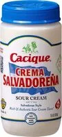 Mängden socker i Salvadoran Style Sour Cream