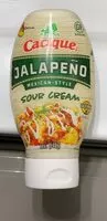 Mängden socker i Mexican style spicy jalapeno sour cream
