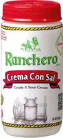 Mängden socker i Crema Con Sal Grade A Sour Cream