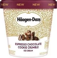 Mängden socker i Espresso Chocolate Cookie Crumble Ice Cream