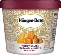 Mängden socker i Gluten free honey salted caramel almond ice cream