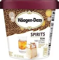 Mängden socker i Haagen dazs spirits rum tres leches ice cream