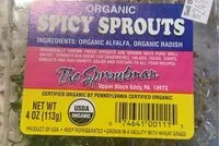 Mängden socker i Organic dpicy sprouts