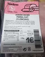 Mängden socker i Jamón cocido