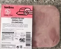 Mängden socker i Jamón cocido