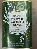 Mängden socker i Whole Colosol Kalamata Olives