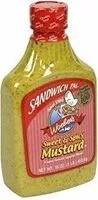 Mängden socker i Sandwich pal sweet spicy mustard