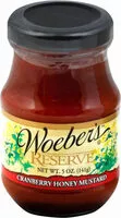 Mängden socker i Cranberry honey mustard