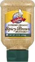Mängden socker i Organic Spicy Brown Mustard