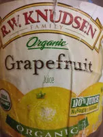 Mängden socker i Organic grapefruit juice