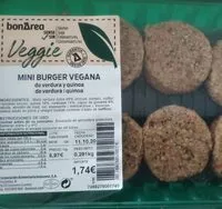 Mängden socker i Mini burger vegana