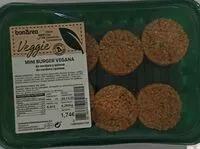 Mängden socker i Mini hamburguesa vegana